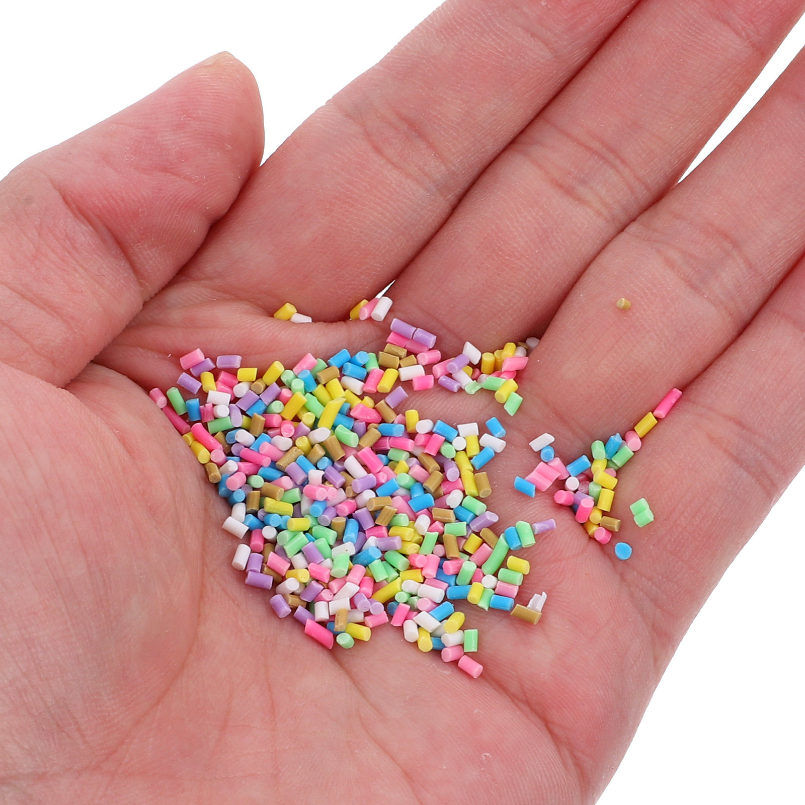 Craft Embellishment - 100pcs Polymer Clay Embellishments Soft Ceramic