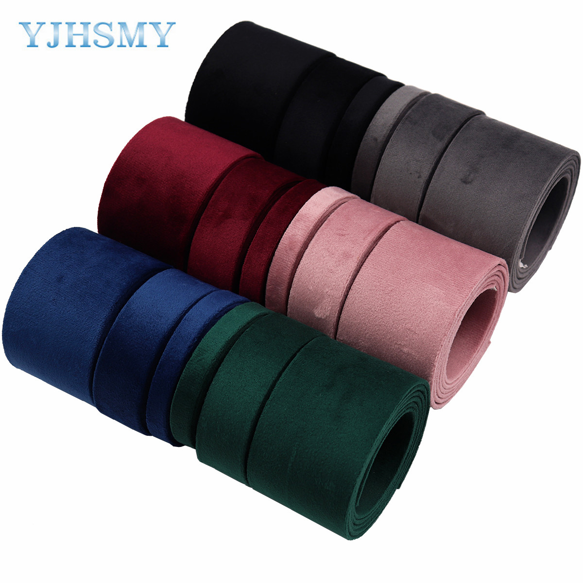 Velvet Ribbon Roll - Velvet Ribbon Double Face Fabric Ribbons
