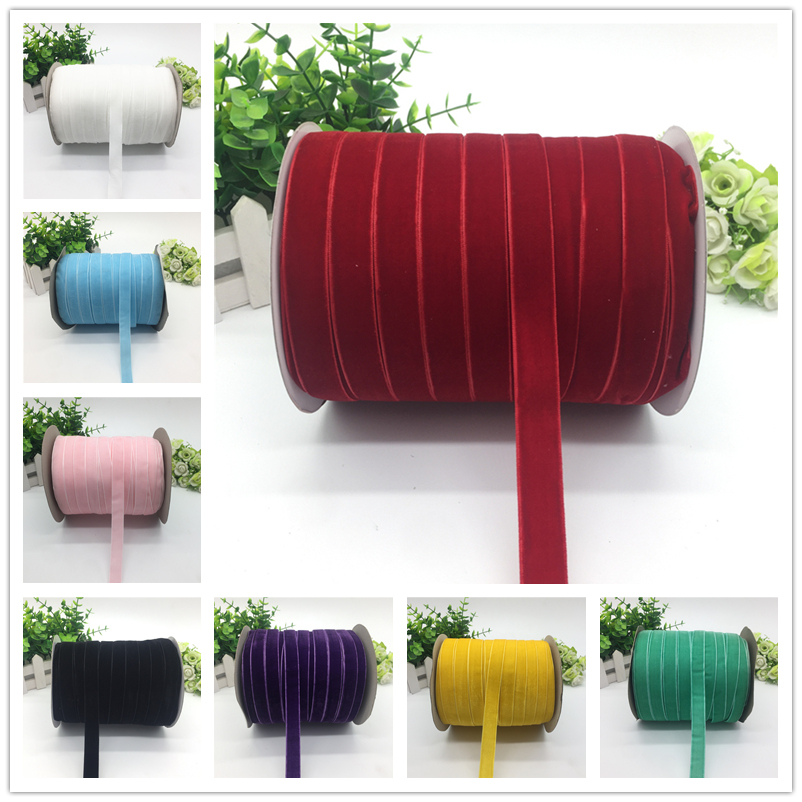 Velvet Ribbon Roll - 5 Yards 5/8