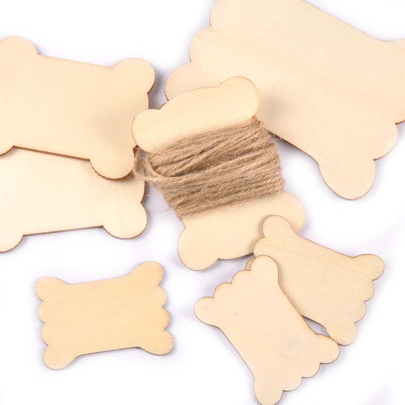 Organza Ribbon Spool - 54/72/98mm Wooden Flat Bobbin Spools For
