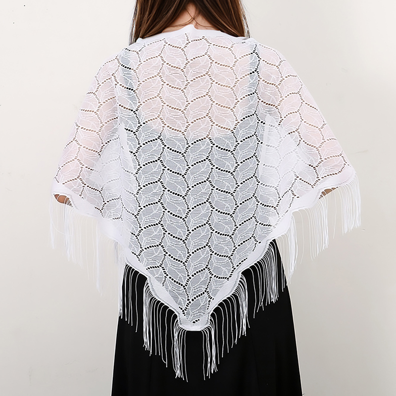 Tassel Fringe Trim - Elegant Tassels Triangular Scarf Polyester Prayer