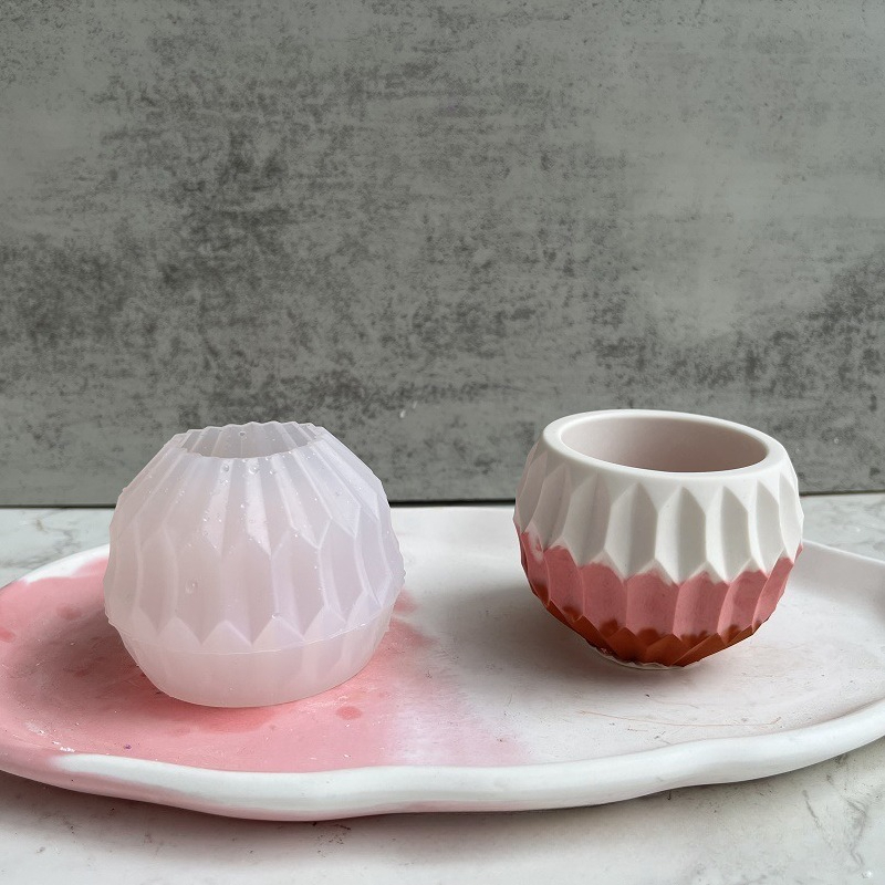 Craft Embellishment Storage - Small Round Meat Planter Silicone Mold