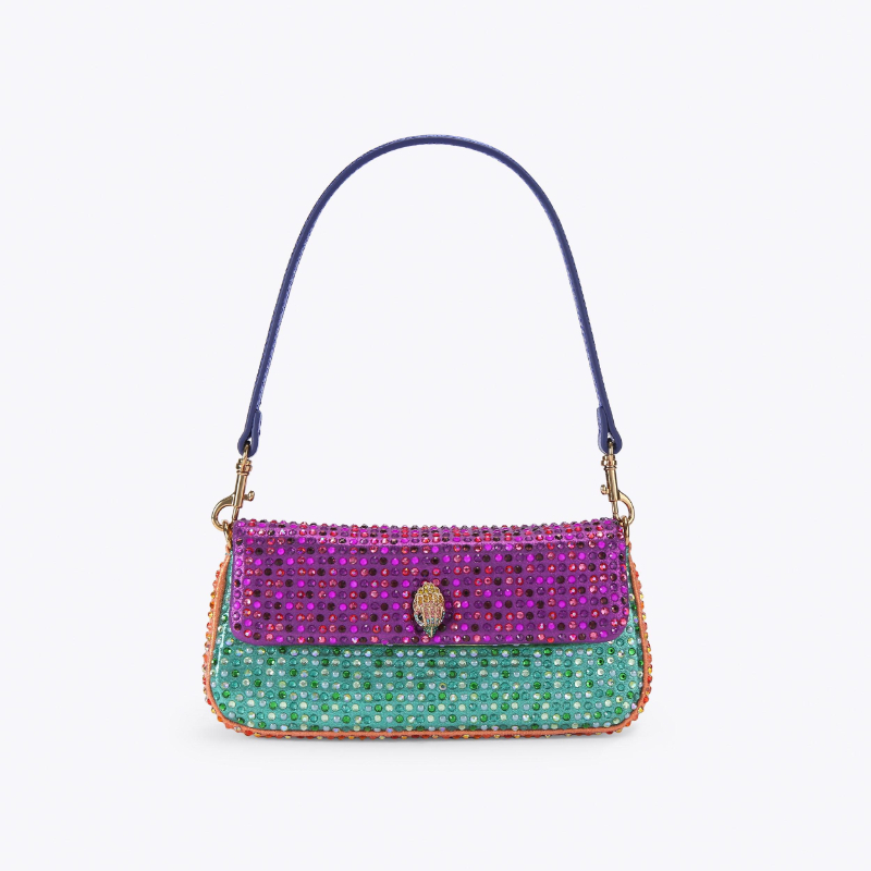Sequin Fabric Panel - Luxury Pickle Shoulder Bag Women Famous