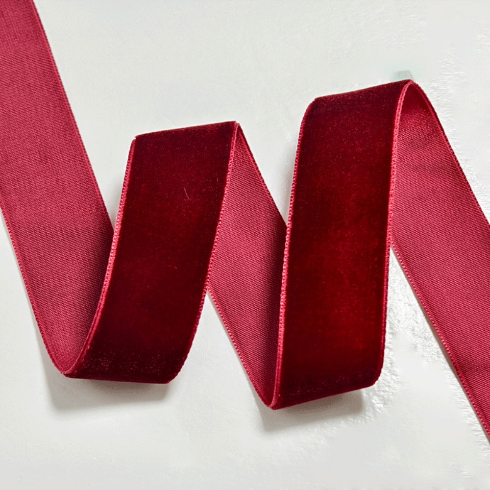 Velvet Ribbon Roll - 5 Yards/Roll Velvet Ribbon DIY 6/10/15/20/25/40mm