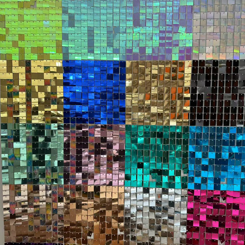 Sequin Fabric Panel - 6/12/24/25/26/27Pcs Shimmer Wall Backdrops 33 Colors