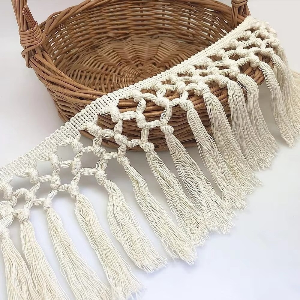 1Yard 11cm Wide Tassel Trim Ri - Tassel Fringe Trim 评论和价格