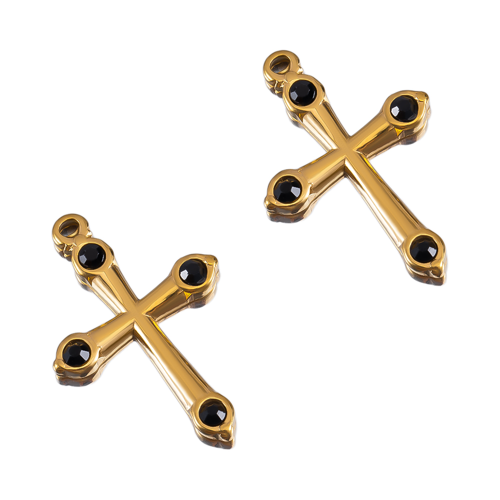 2pcs Stainless Steel Flower Cr - Embellishment Crafts 评论和价格
