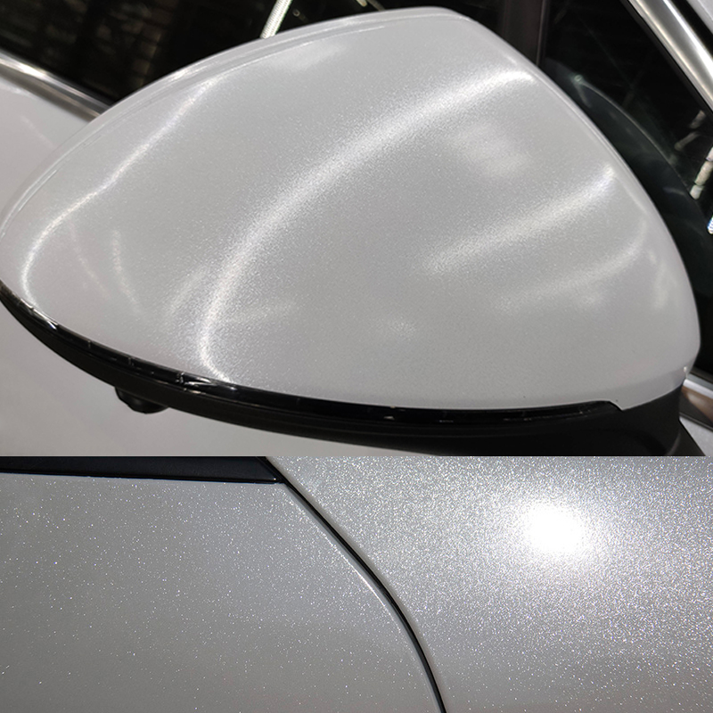 PET Ultra Glossy White Pearl G - Glitter Vinyl Roll 评论和价格