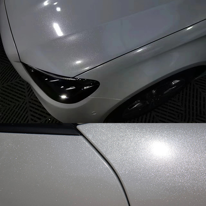 PET Ultra Glossy White Pearl G - Glitter Vinyl Roll 评论和价格
