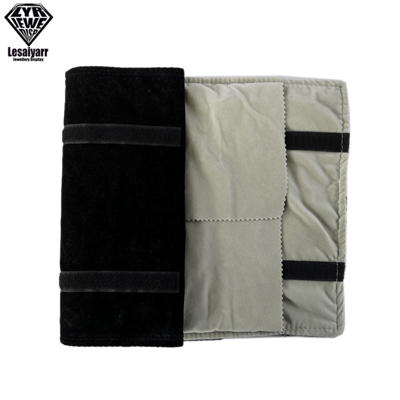 Travel Jewelry Organizer Roll  - Velvet Ribbon Roll 评论和价格