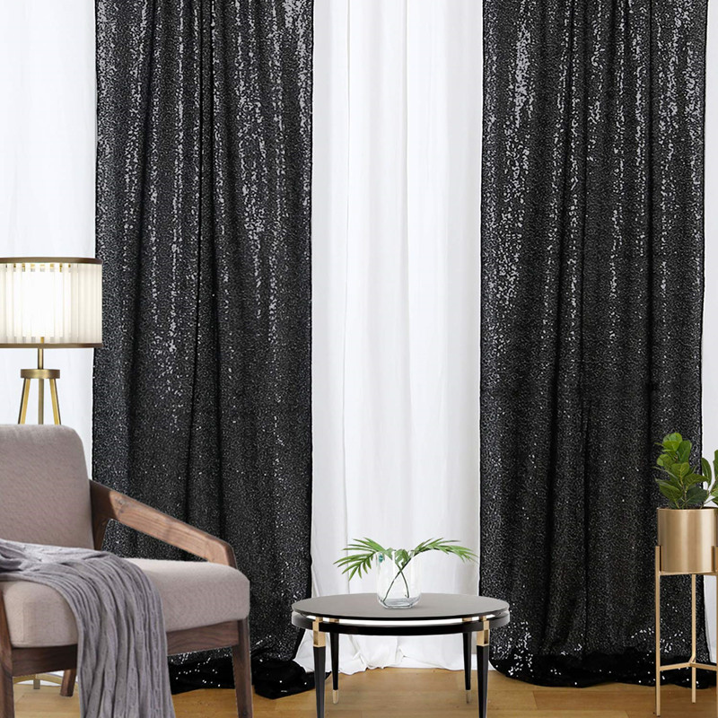 Gold/Silvery Sequin Backdrop C - Sequin Fabric Panel 评论和价格