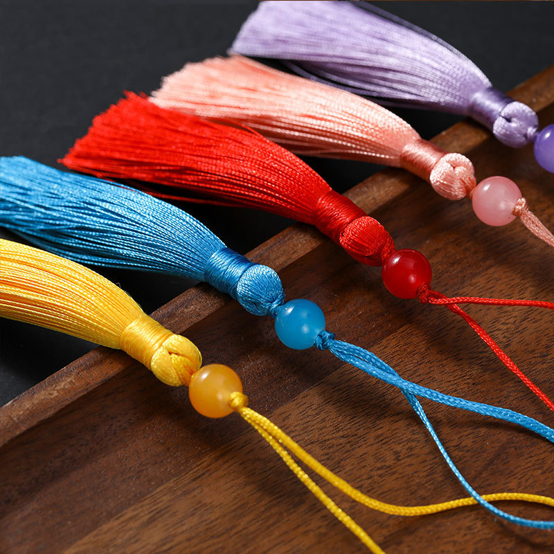 10/5Pcs Polyester Silk Tassel  - Beaded Trim Fringe 评论和价格