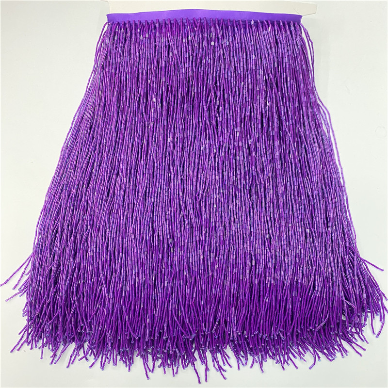 2metros/lot 30cm Wide High Qua - Beaded Trim Fringe 评论和价格