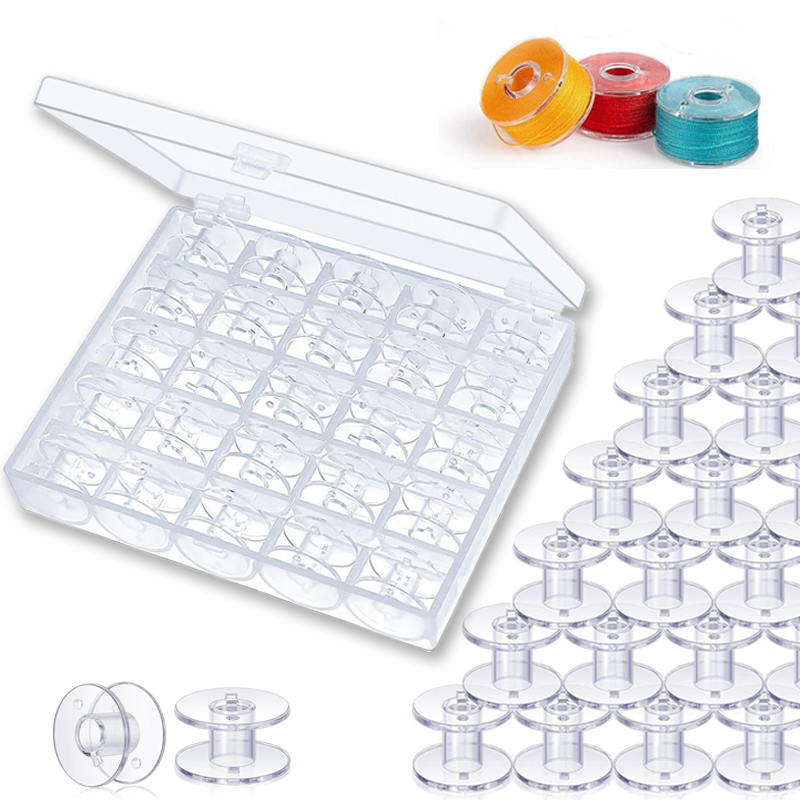25pcs Home Sewing Machine Bott - Craft Embellishment Storage 评论和价格