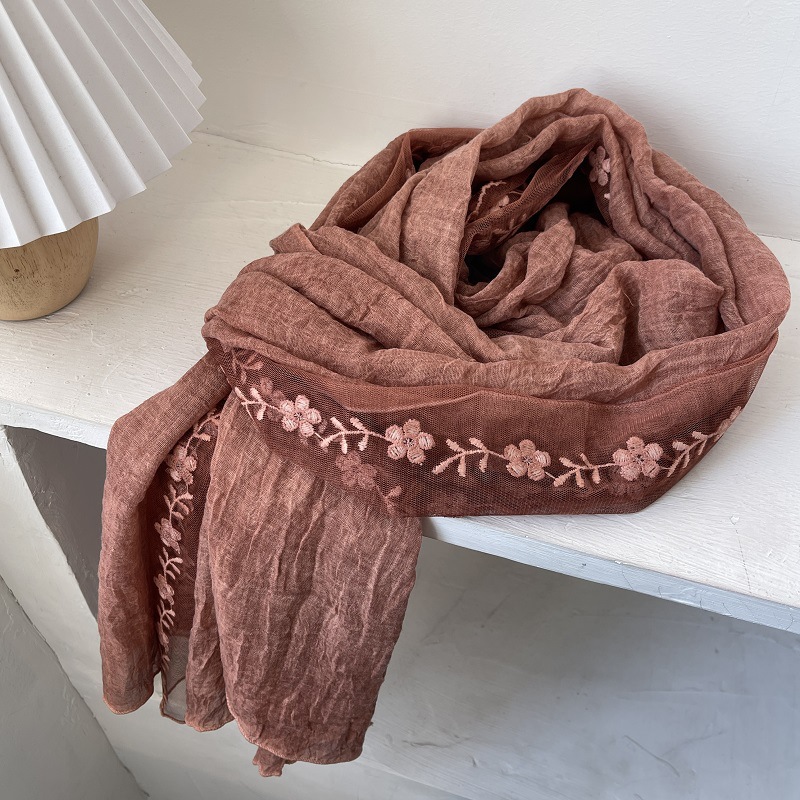 Cotton Linen Lace Splicing Sca - Embroidery Embellishments 评论和价格