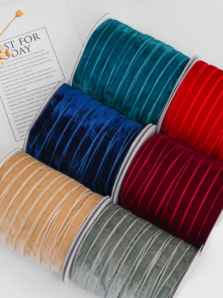 50Yards Velvet Ribbon 3/8