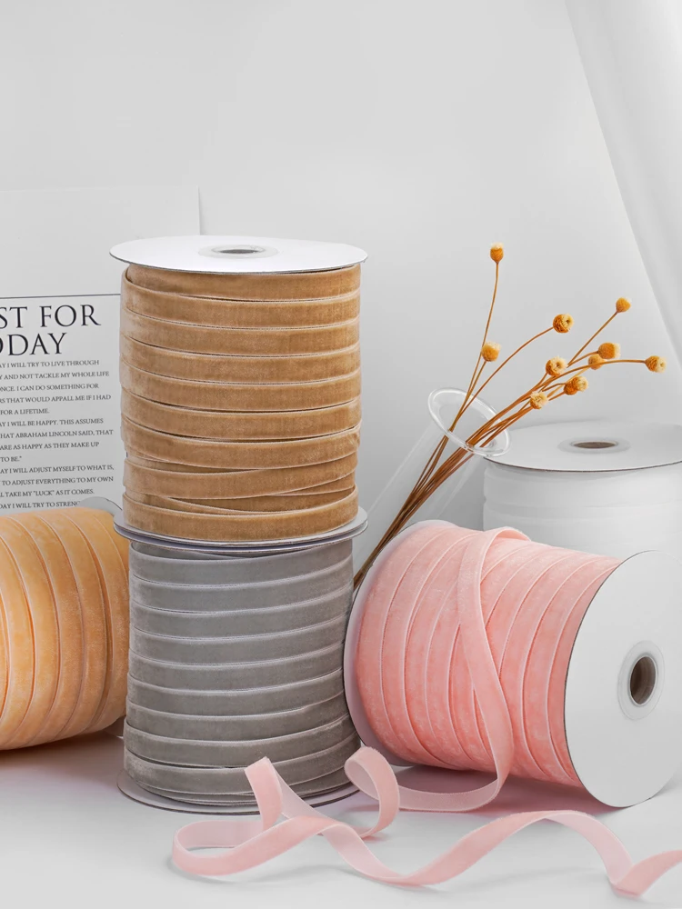 50Yards Velvet Ribbon 3/8