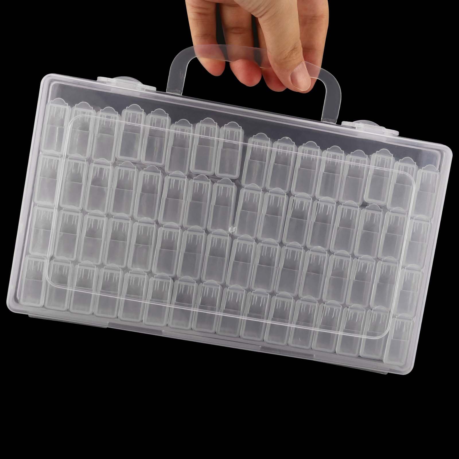 1/2/3/4Pack 64gird Diamond Pai - Craft Embellishment Storage 评论和价格