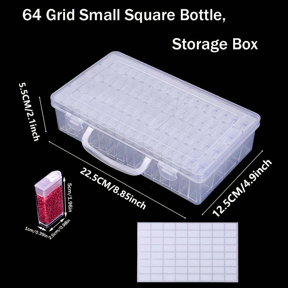 1/2/3/4Pack 64gird Diamond Pai - Craft Embellishment Storage 评论和价格