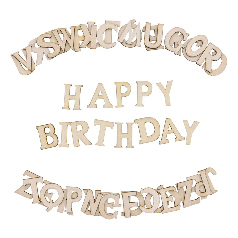 100pcs Letters Wooden Alphabet - Craft Embellishment 评论和价格