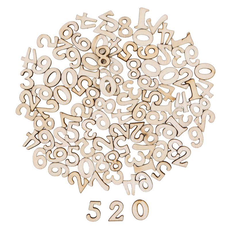 100pcs Letters Wooden Alphabet - Craft Embellishment 评论和价格