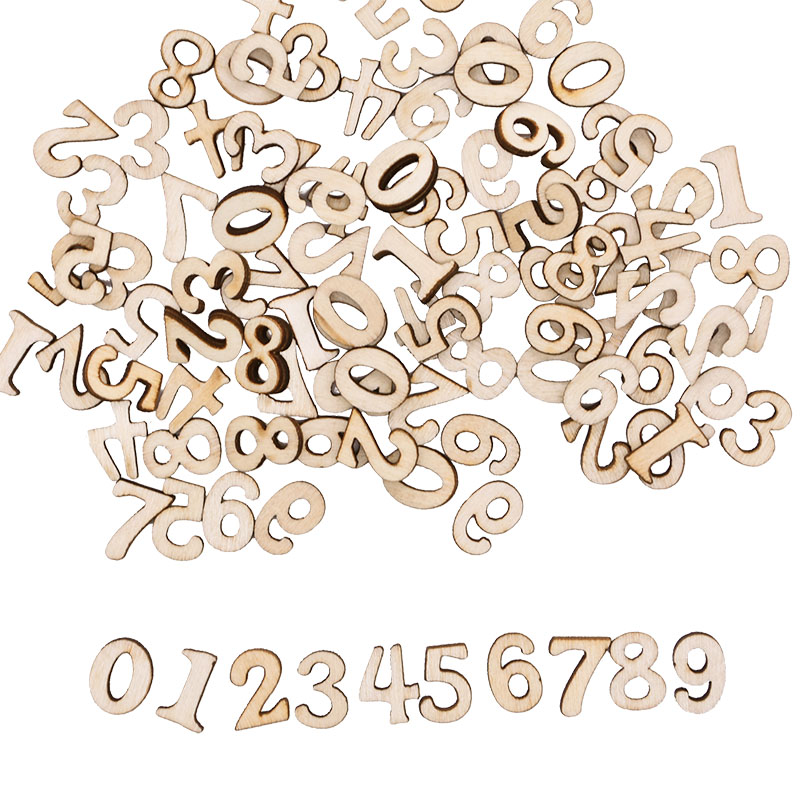 100pcs Letters Wooden Alphabet - Craft Embellishment 评论和价格