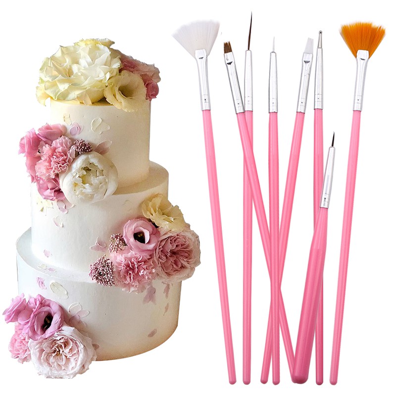 15Pcs/Set Sugar Craft Brush Fo - Embellishment Crafts 评论和价格
