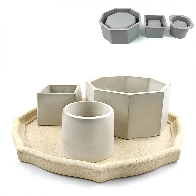 Flower Pot Silicone Mold For D - Craft Embellishment Storage 评论和价格