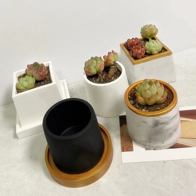Flower Pot Silicone Mold For D - Craft Embellishment Storage 评论和价格