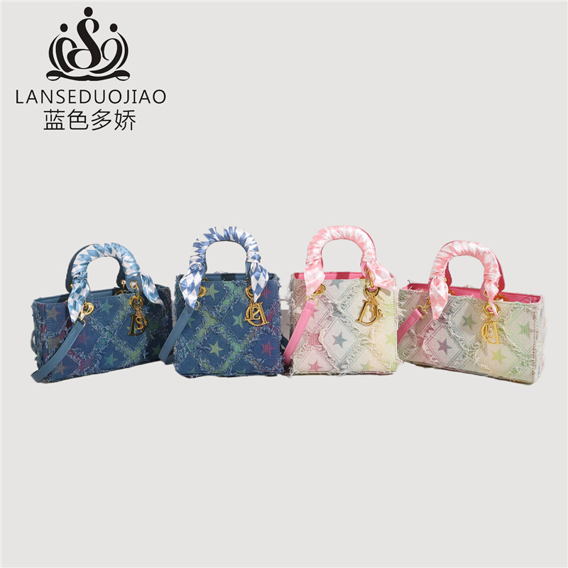 Y2K Women's New Denim Star Han - Craft Embellishment Storage 评论和价格