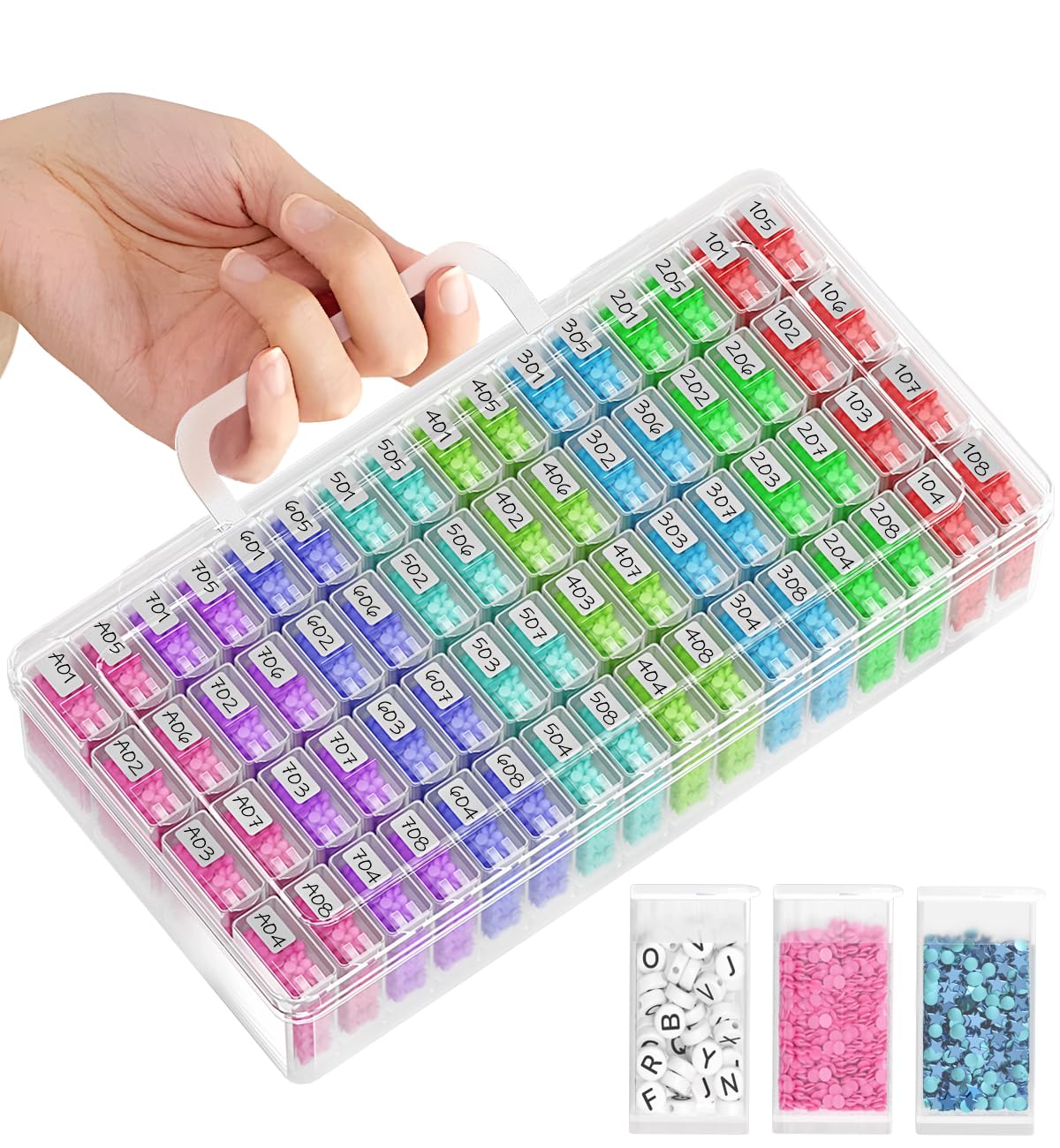 5D DIY Diamond Painting Tools  - Craft Embellishment Storage 评论和价格