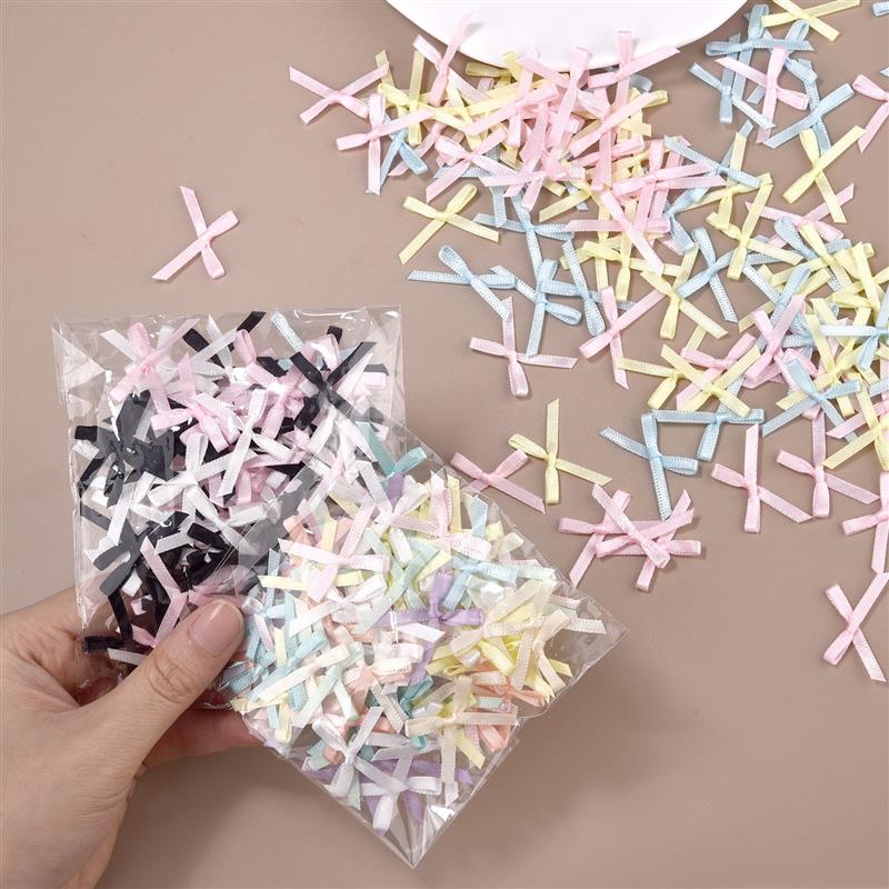 100Pcs 3mm Ribbons Mini Satin  - Christmas Craft Embellishment 评论和价格