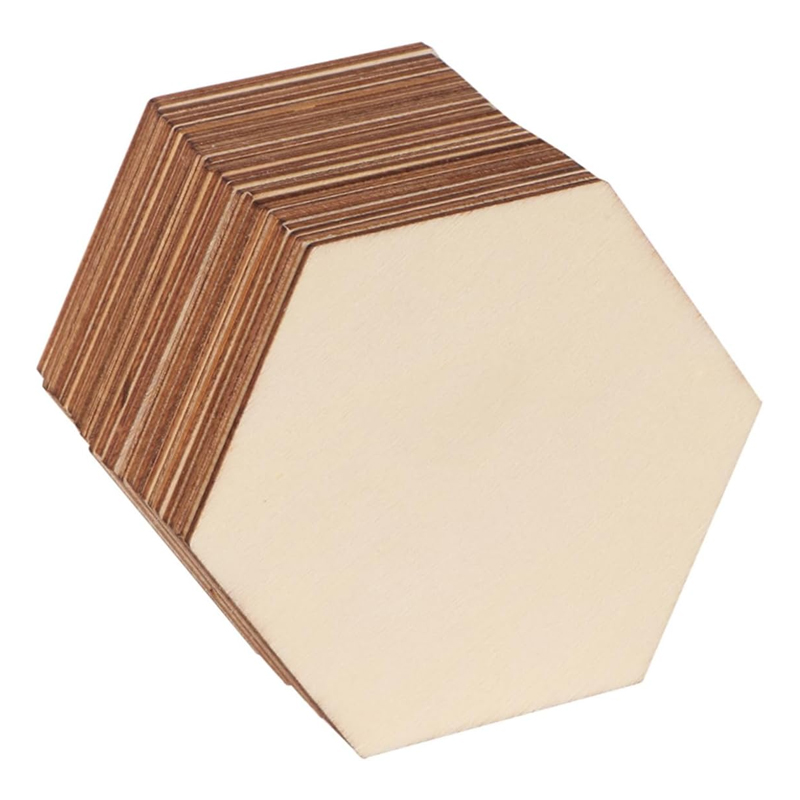 20pcs 20cm Hexagon Unfinished  - Embellish Craft 评论和价格
