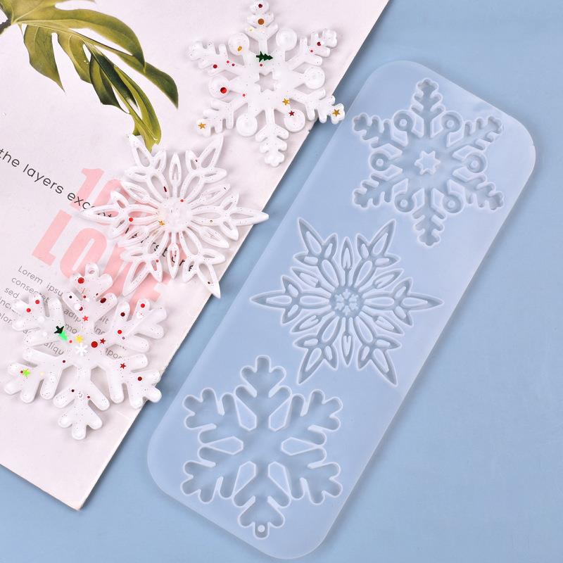 Christmas Hollow Snowflake Orn - Christmas Craft Embellishment 评论和价格