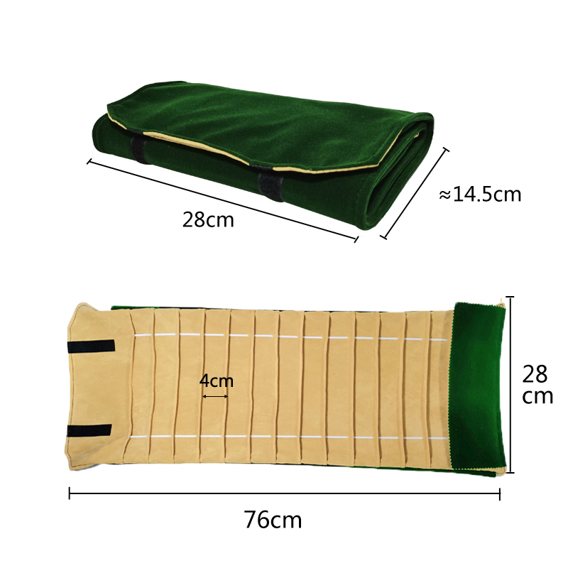 Velvet Watch Roll Bag Jewelry  - Velvet Ribbon Roll 评论和价格