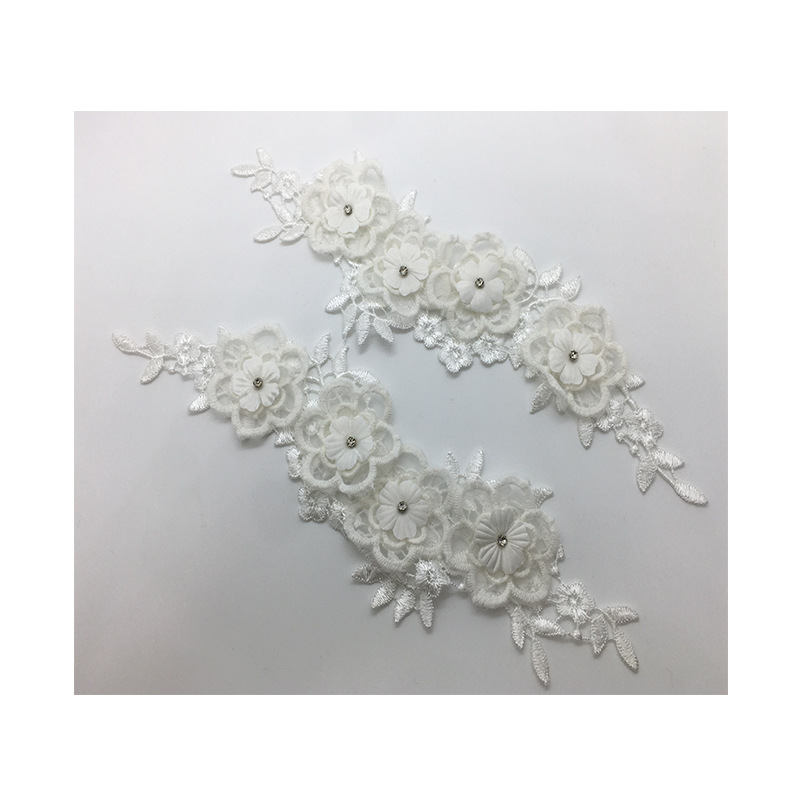 2Pairs/lot  Mesh Fashionable C - Applique Patch Flower 评论和价格