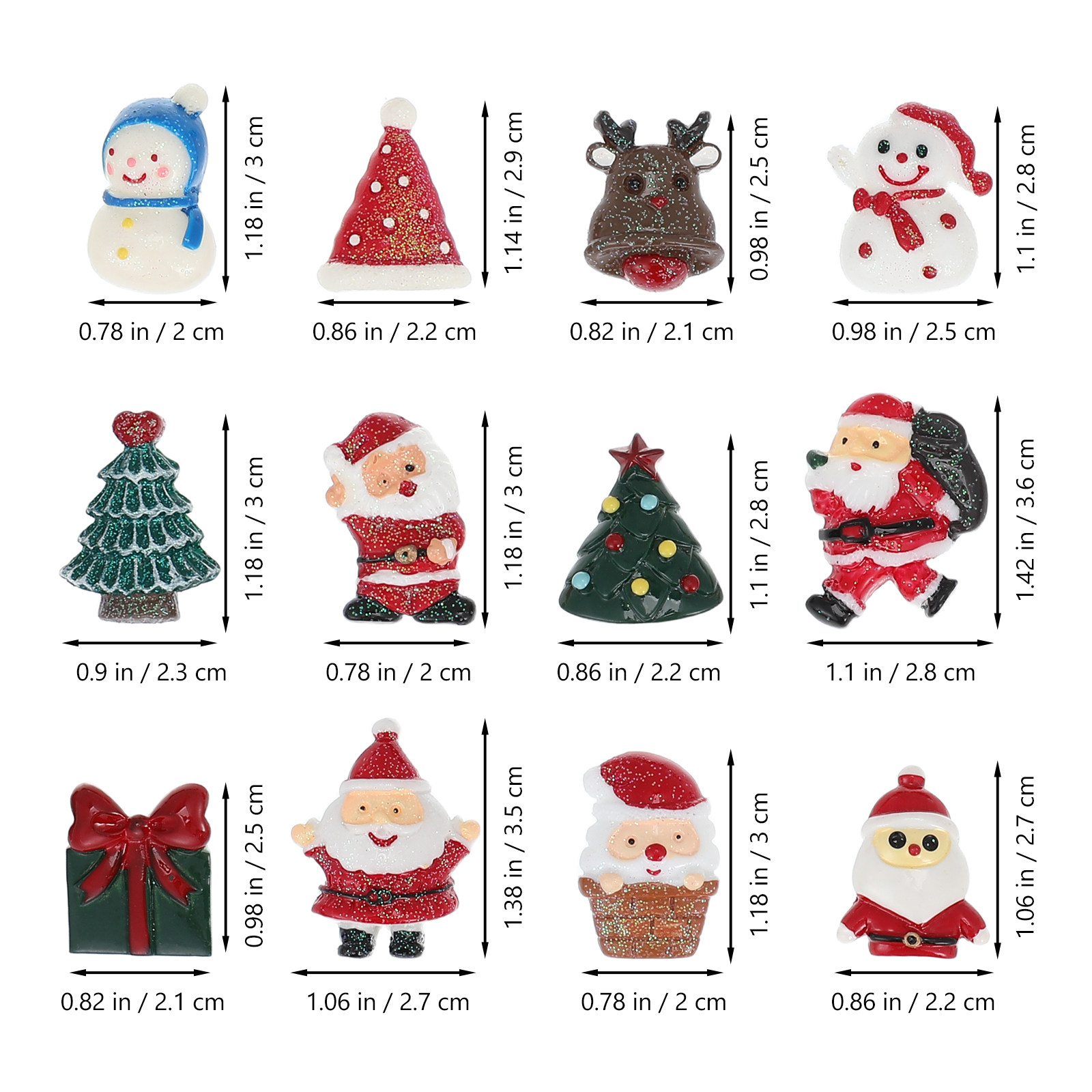 50 PCS Embellishment Christmas - Embellishment Crafts 评论和价格