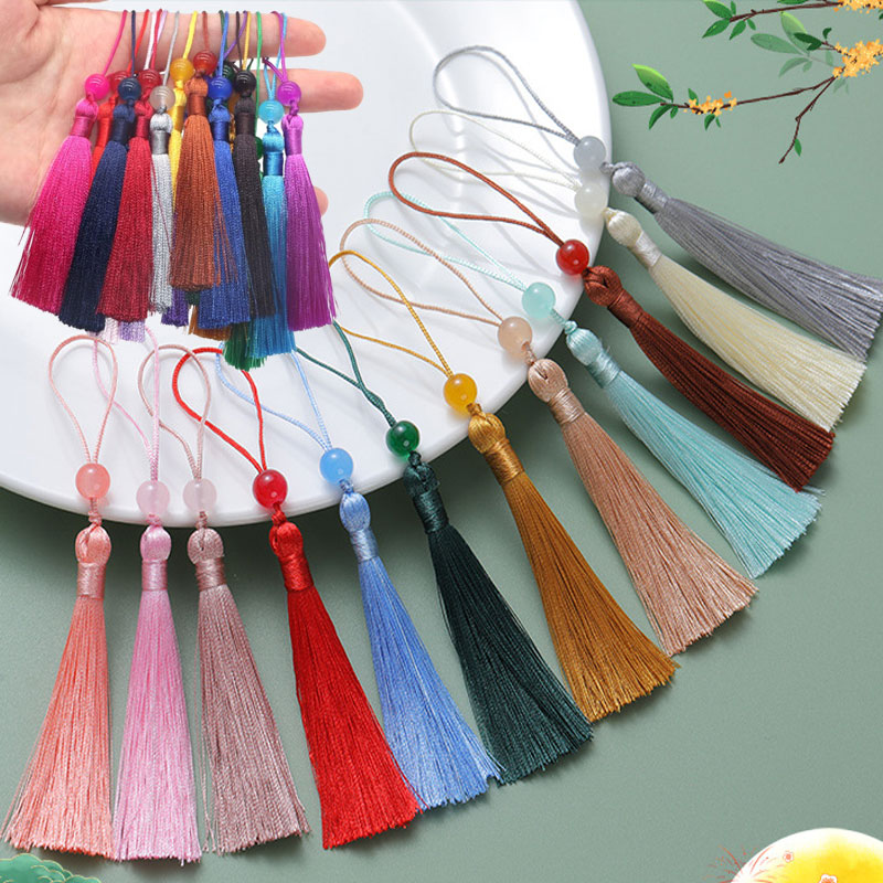 5-100Pcs Bookmark Beaded Tasse - Beaded Trim Fringe 评论和价格
