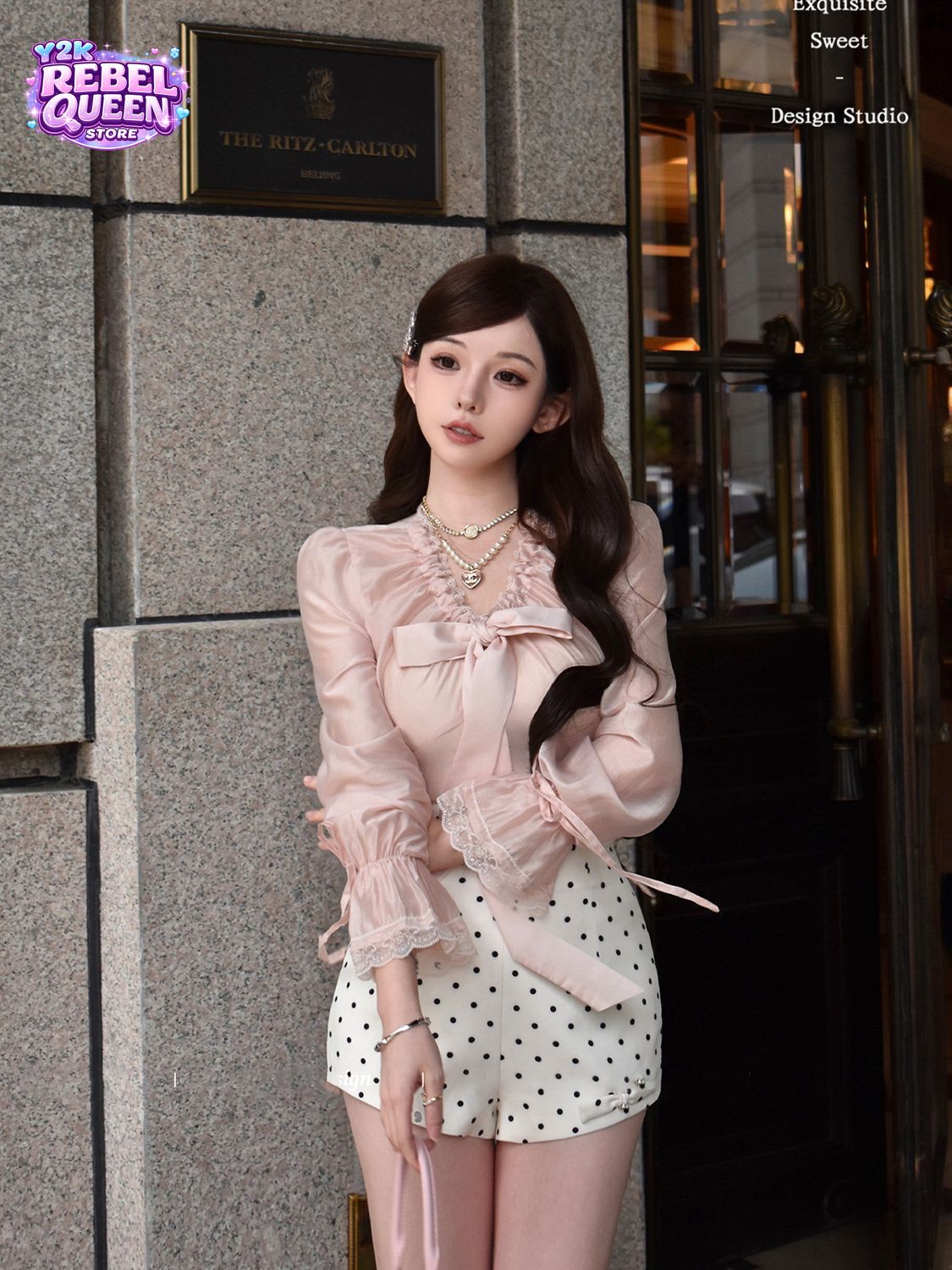 Coquette Sweet Korean Elegant  - Elastic Lace Trim 评论和价格