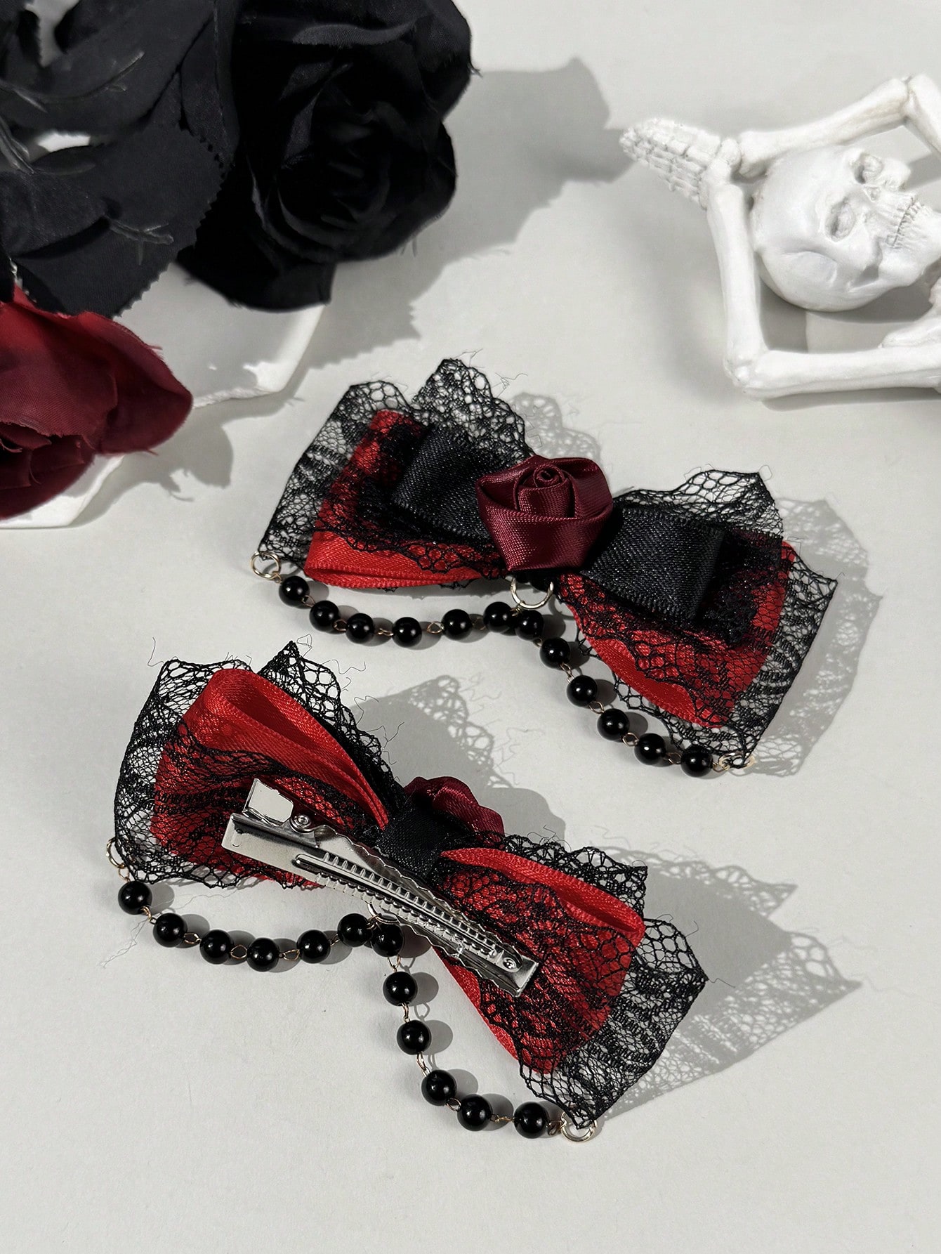 2-piece Gothic style lace ribb - Lace Ribbon Trim 评论和价格