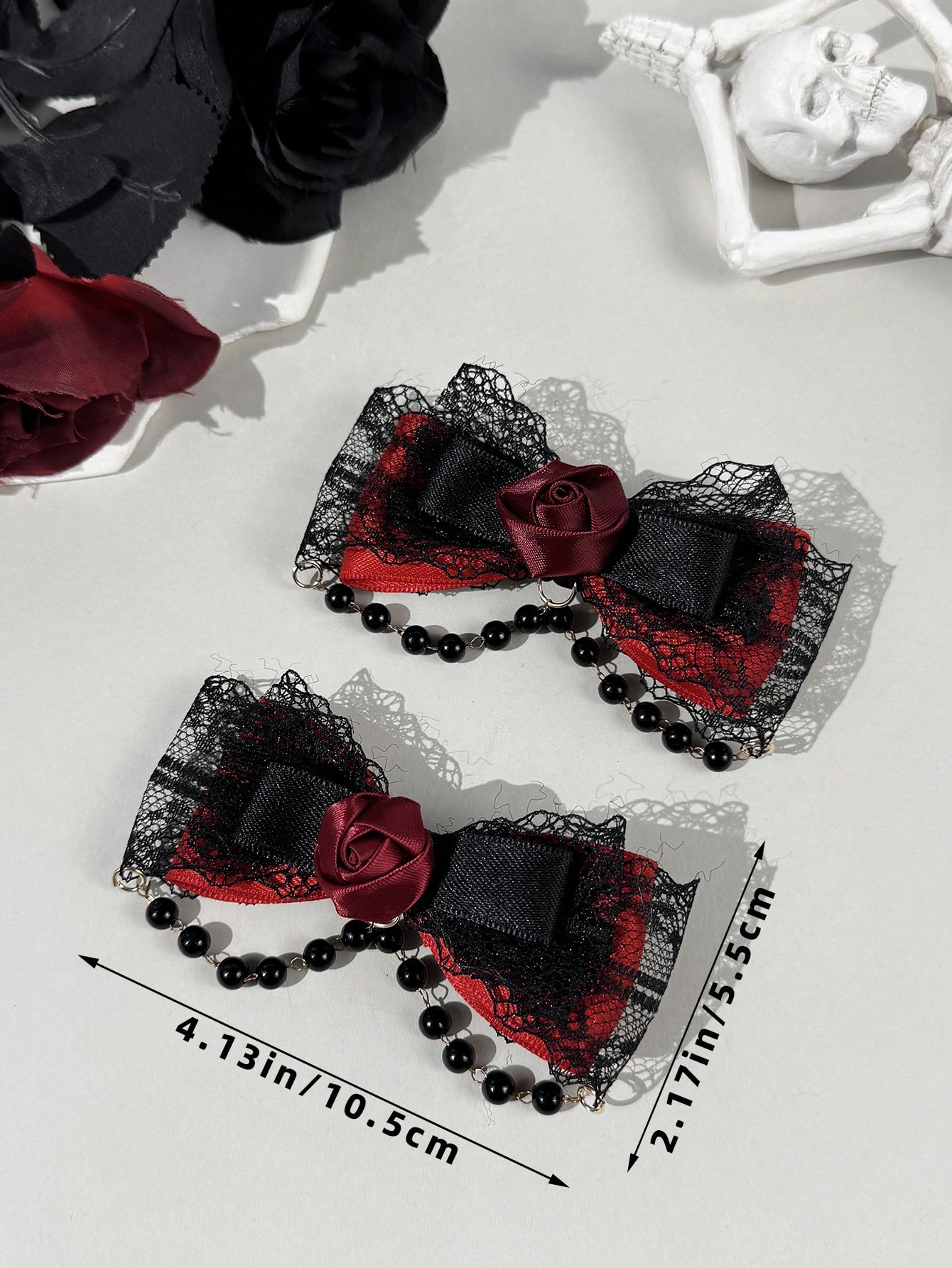 2-piece Gothic style lace ribb - Lace Ribbon Trim 评论和价格