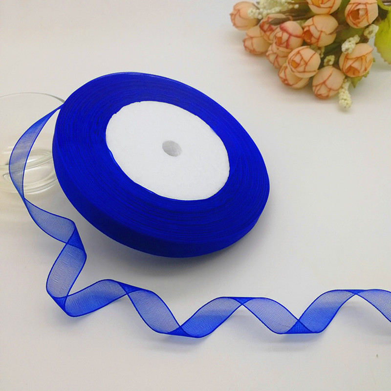 50 Yards 10/20/25mm Width Spoo - Organza Ribbon Spool 评论和价格