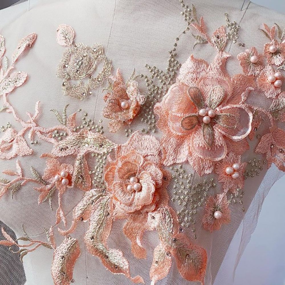 Fashion Elegant Colorful Sequi - Applique Patch Flower 评论和价格