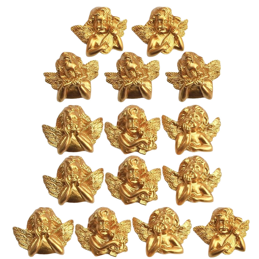 15pcs Resin Angel Accessories  - Embellishment Crafts 评论和价格