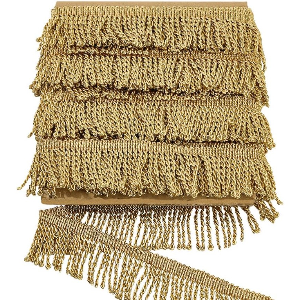 12 Yardsx2.2Inch Fringe Trim C - Tassel Fringe Trim 评论和价格