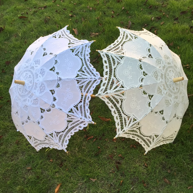 New Vintage Lace Umbrella Hand - Embroidery Craft 评论和价格
