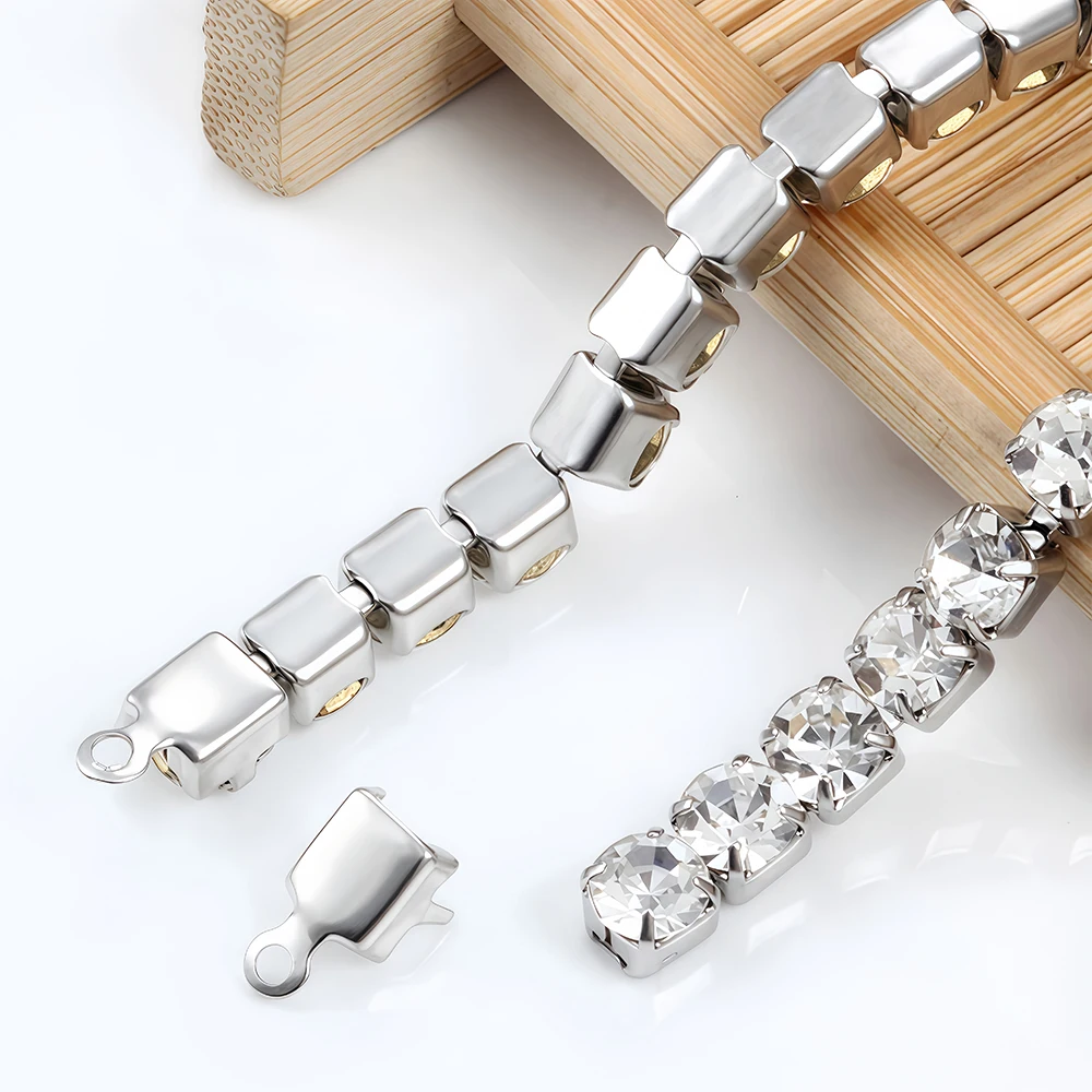 10/20Pcs Stainless Steel Gold  - Beaded Trim Fringe 评论和价格
