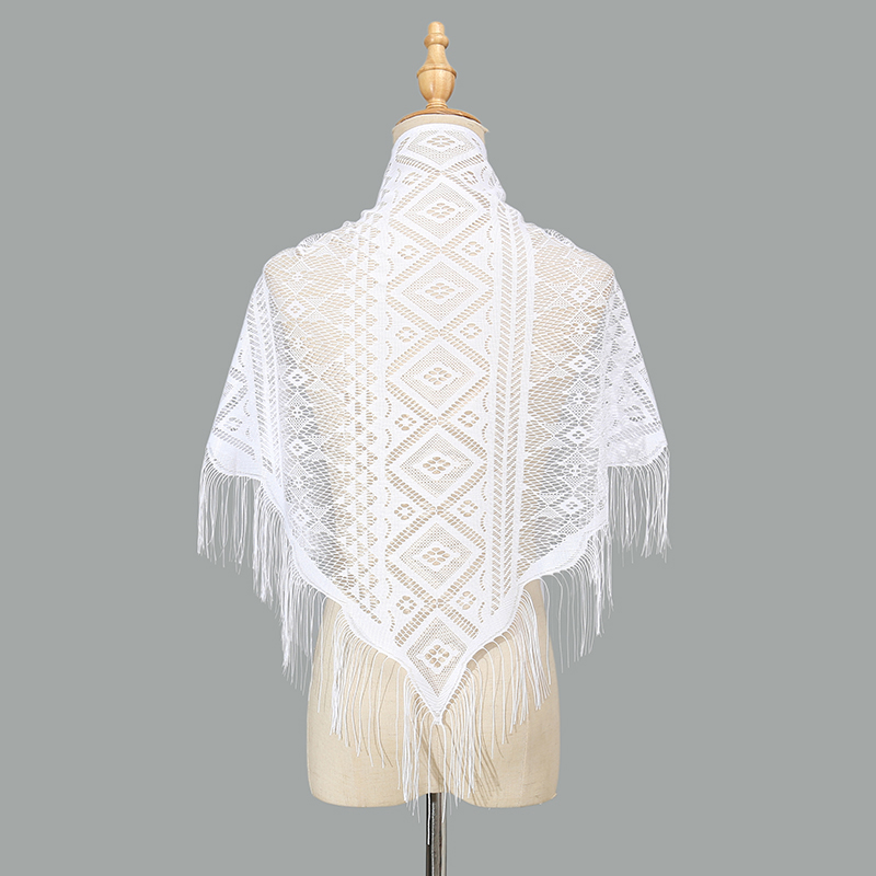 Elegant Tassels Triangular Sca - Tassel Fringe Trim 评论和价格