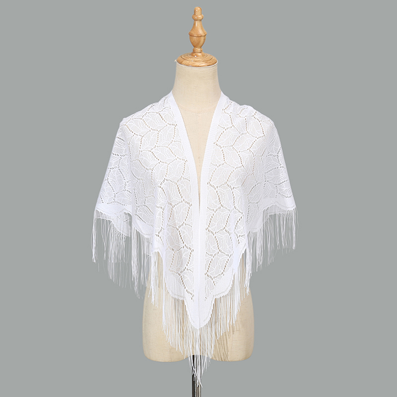 Elegant Tassels Triangular Sca - Tassel Fringe Trim 评论和价格