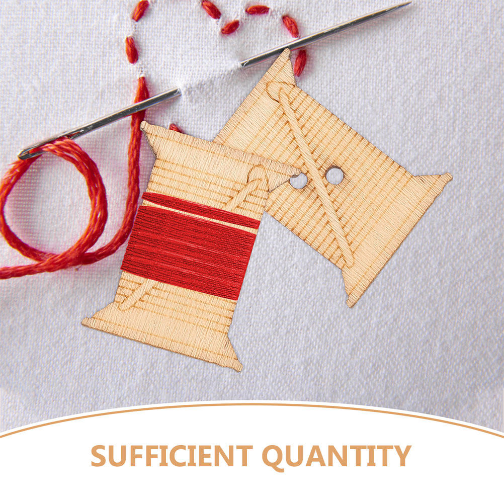 100Pcs Wooden Embroidery Floss - Embroidery Craft 评论和价格